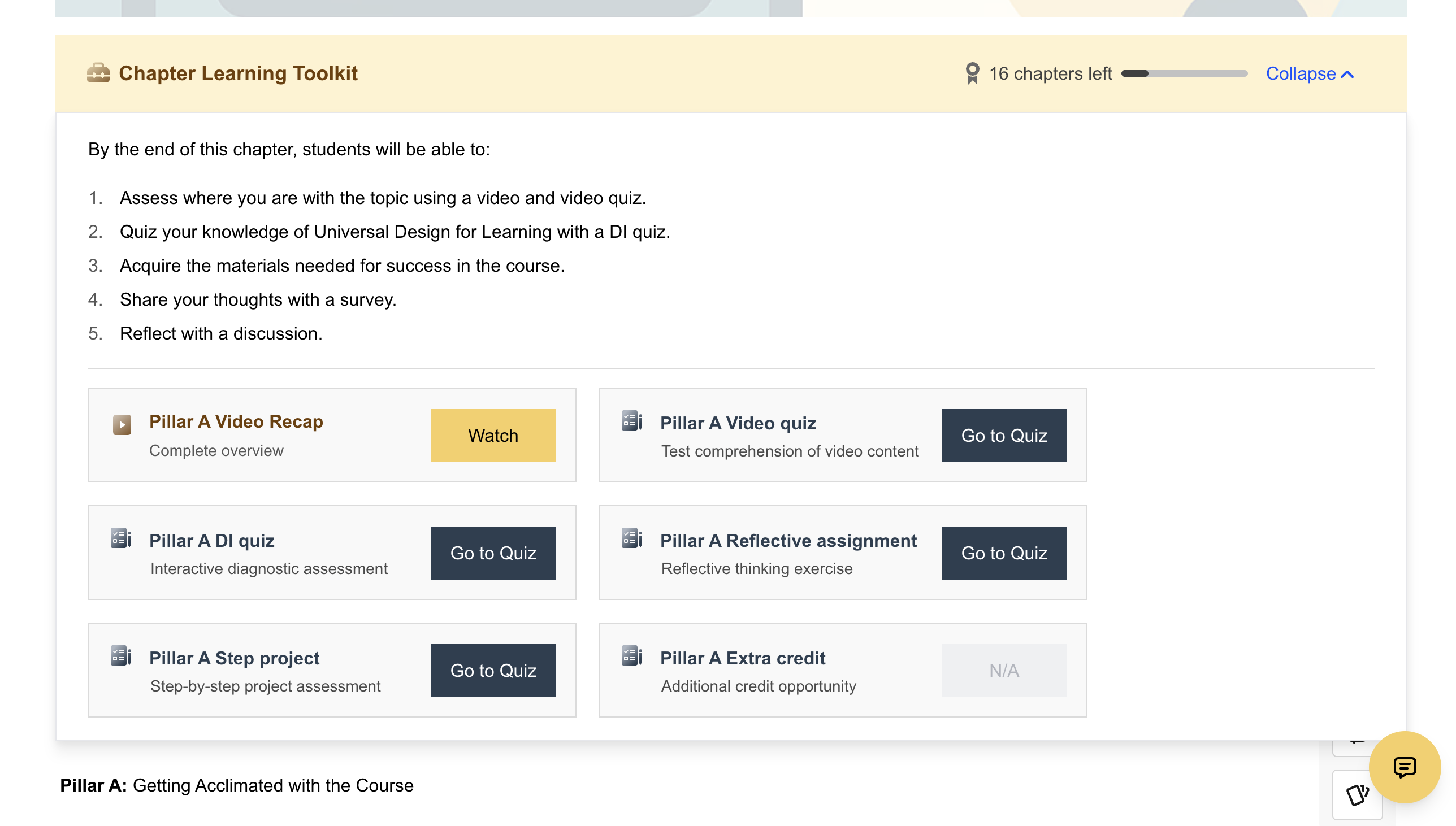 Toolkit expanded with learning objectives and quizzes